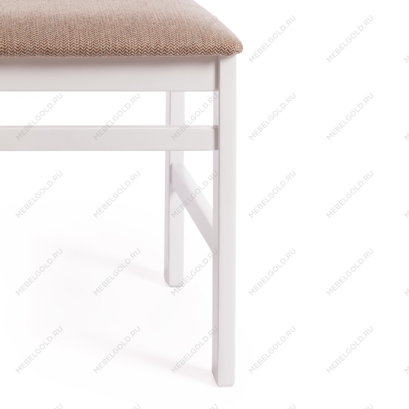 Стул SWEDEN white, ткань бежевая (Ford William 7) | изображение 7