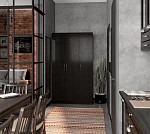 БРИМНЭС / СИРИУС Шкаф трехдверный ИКЕА / IKEA с одним выдвижным ящиком, Дуб Венге | изображение 5