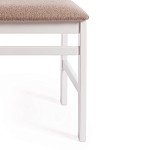 Стул SWEDEN white, ткань бежевая (Ford William 7) | изображение 7