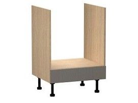 Стол под духовой шкаф СД-60, Женева (600*520*870) Дуб Палермо/Серый камень , 22018