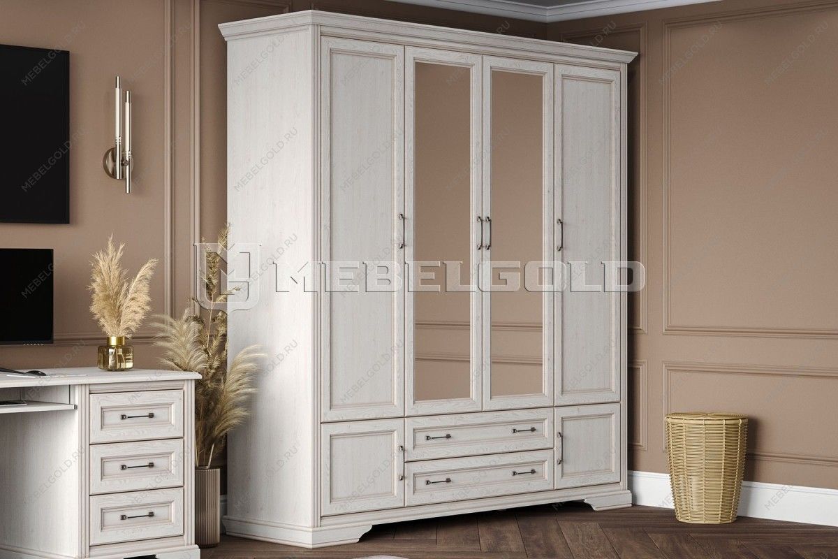 Шкаф Стилиус SZF6D2S (Лиственница сибирская) | изображение 2