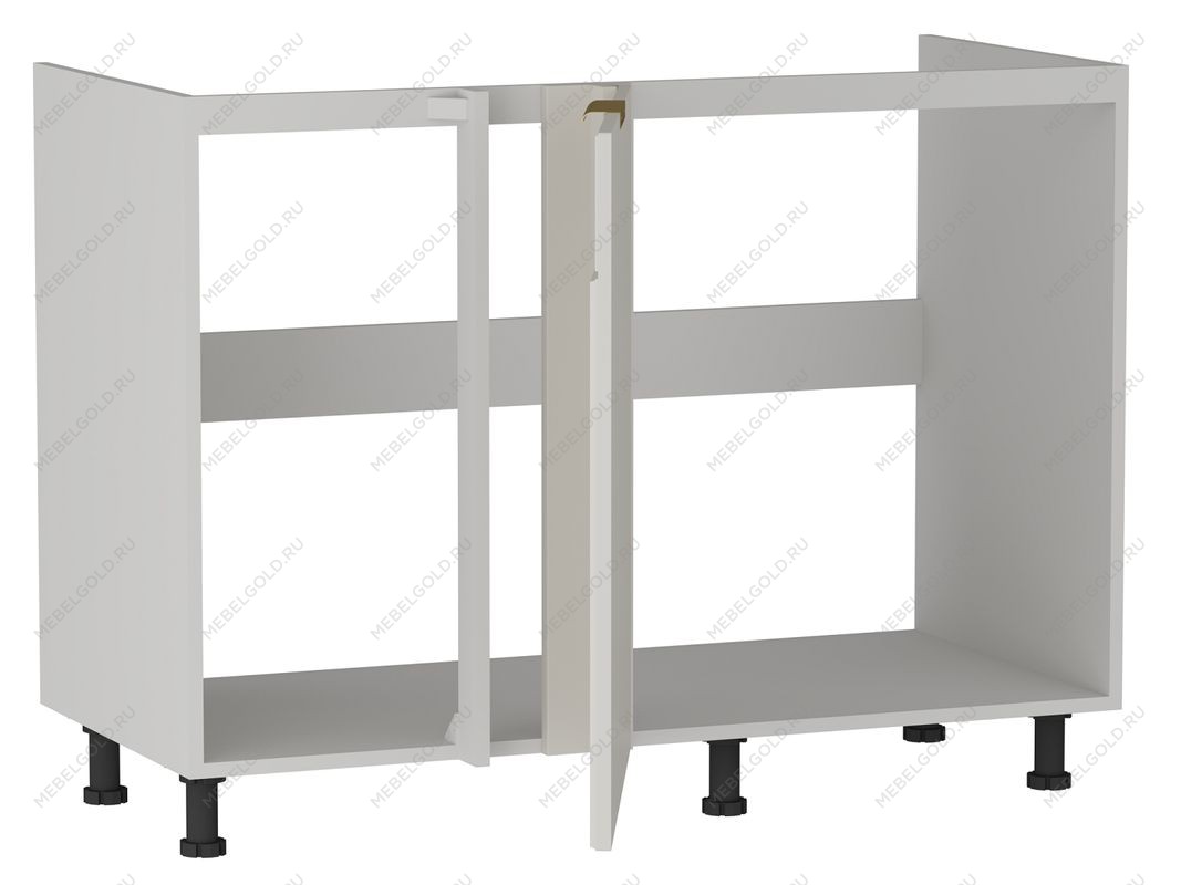 Стол под мойку угловой СМУ-120, Берта (1100*554*820) Светлый Мокко, 22923 | изображение 3