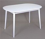 Стол овальный Алиса-1200 (белый/белый) раздвижной | изображение 6