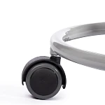 Компьютерное кресло Kiddy, кож/зам, серый | изображение 10