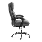 Кресло Chief metalBL, велюр/ткань, серый, 29/TW-12 | изображение 1