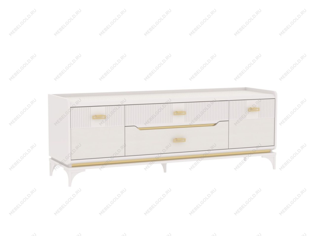 Тумба ТВ, Сиде (1600*447*582) Белый, 32206