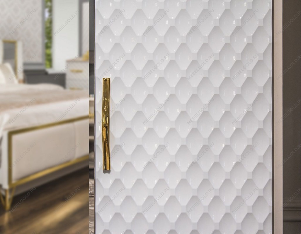 Спальня Лара 5-ств белый глянец | изображение 4