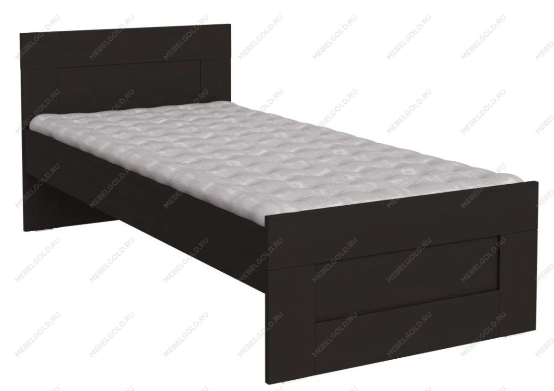 БРИМНЭС / СИРИУС кровать одинарная ИКЕА / IKEA 90х200 Дуб Венге