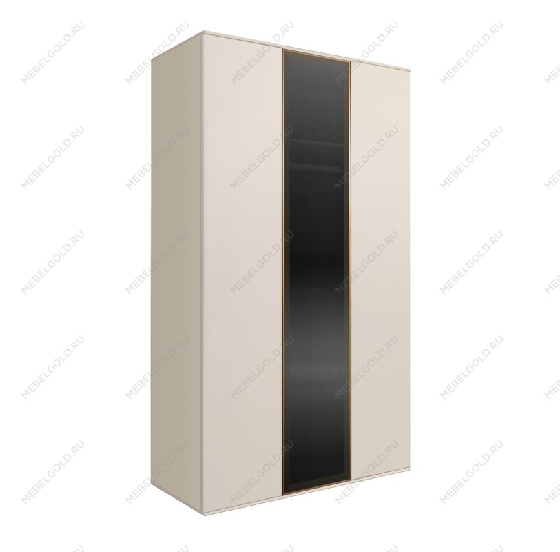 Шкаф 3-х дверный Bogemia Air (Слоновая кость/Золото) БМШ2/3(1)