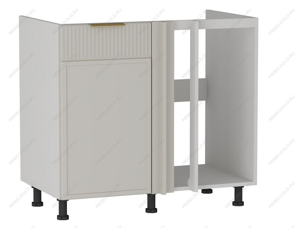 Стол под мойку угловой СМУ-100, Берта (900*554*820) Светлый Мокко, 22921