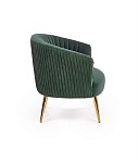Кресло Halmar CROWN (темно-зеленый/золотой) | изображение 2