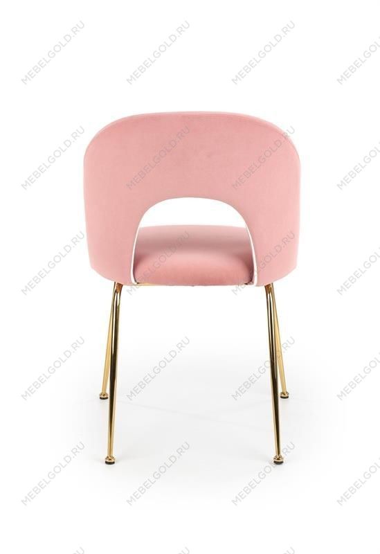Стул кухонный Halmar K385 (светло-розовый/золотой) | изображение 3