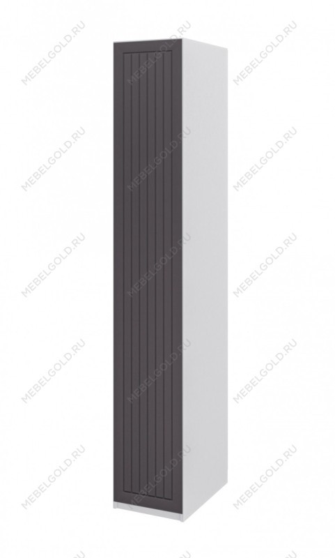 Шкаф-пенал Отис МН-039-03 П6 с фасадом МДФ (графит)