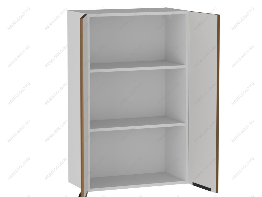 Шкаф 960 2-х дверный ШГ-60, Ватель (600*316*960) Дуб рейка шоколад, 23362 | изображение 1