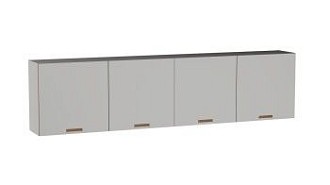 Шкаф ШГ-240, Смарт (2400*316*600) Серый, 22609