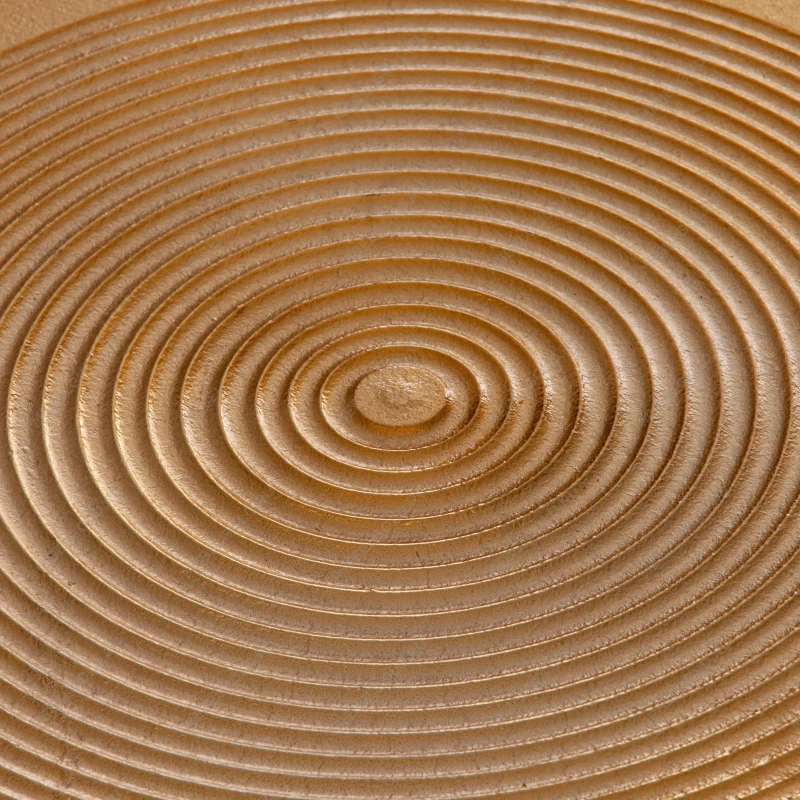 Столик кофейный Secret De Maison BLOOM ( mod. 11873-B ), алюминиевый сплав, 46*46*51 см, черный/античная медь | изображение 3