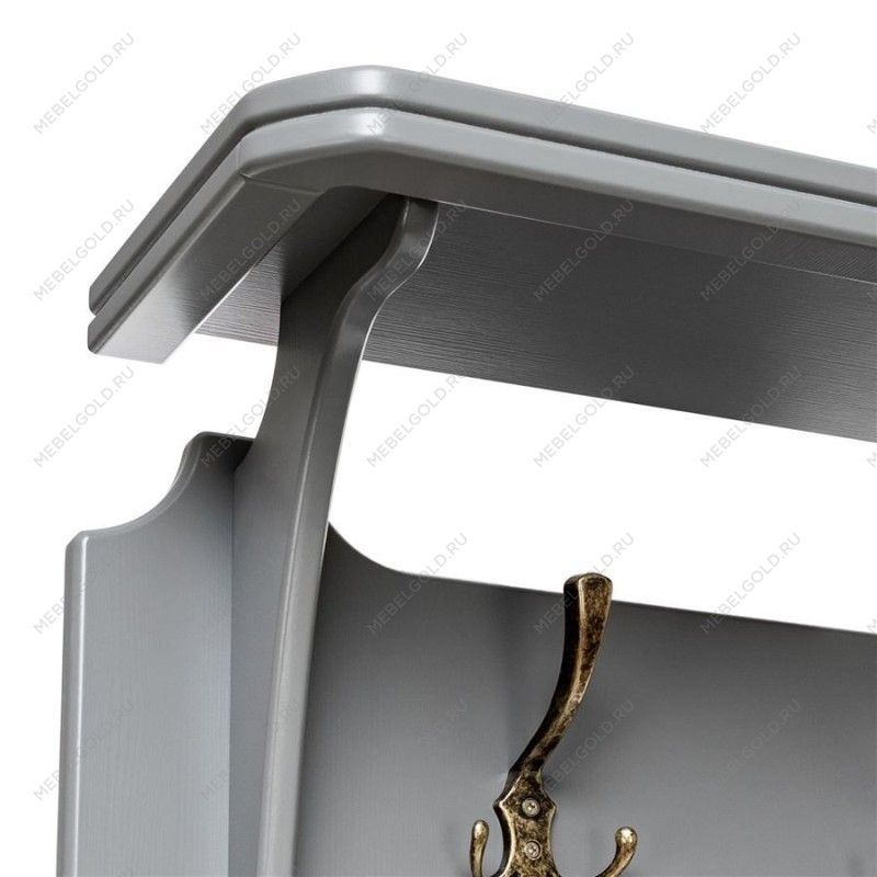 Вешалка настенная Патриция (Серый ясень/ткань V19) | изображение 2