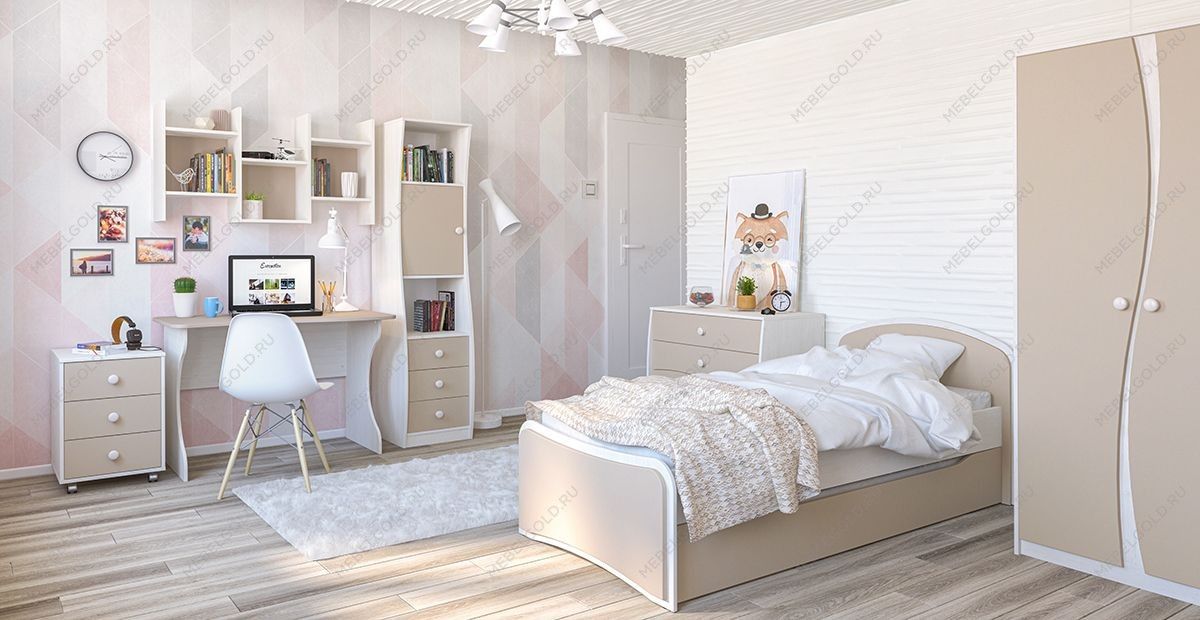 Кровать Комби МН-211-09 капучино | изображение 2