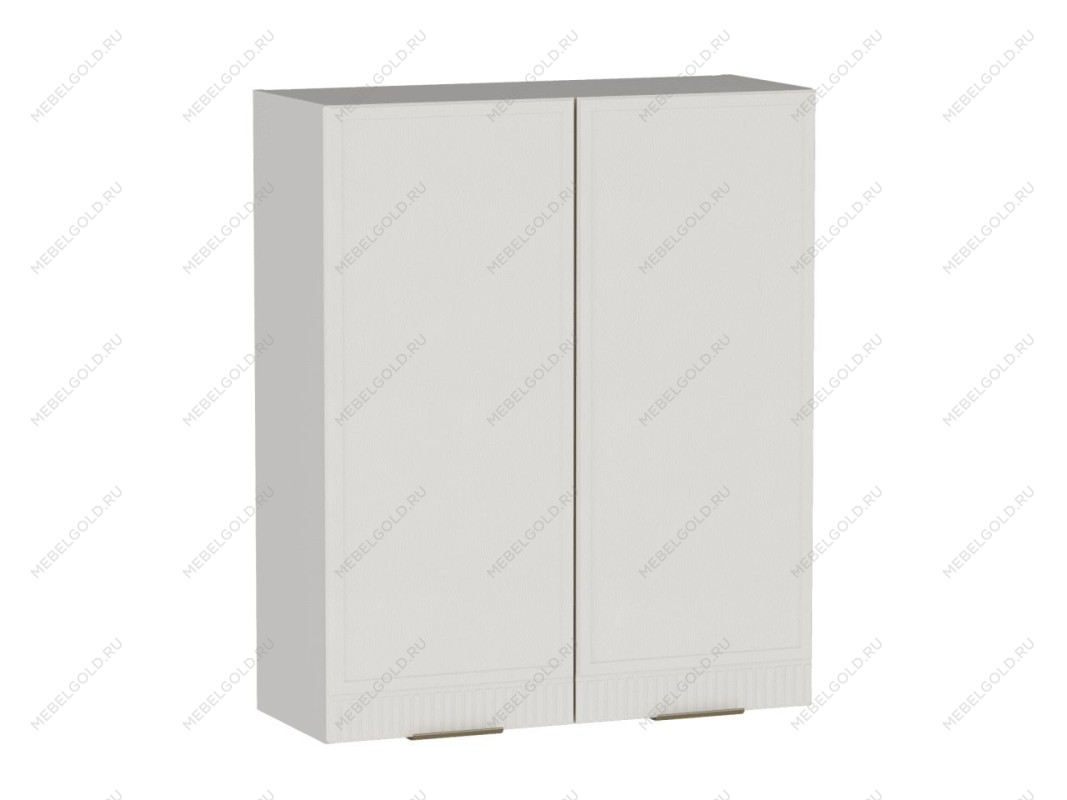 Шкаф 960 2-х дверный ШГ-80, Берта (800*321*960) Экокожа Белый, 25337