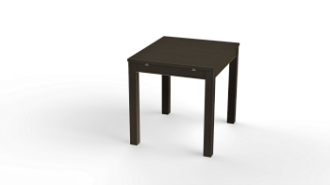 ВАРДИГ стол обеденный раскладной ИКЕА / IKEA С 80(120)x70 шпон, ясень черный