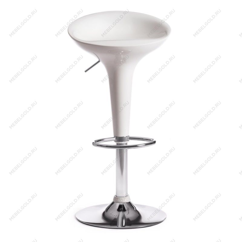 Стул барный NAIL (mod. KY801) белый/хром | изображение 3