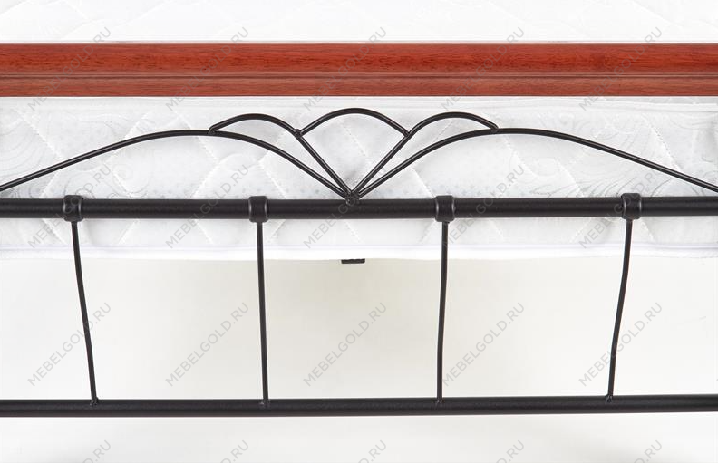 Кровать Halmar VERONICA 160 (черешня античная/черный) | изображение 2