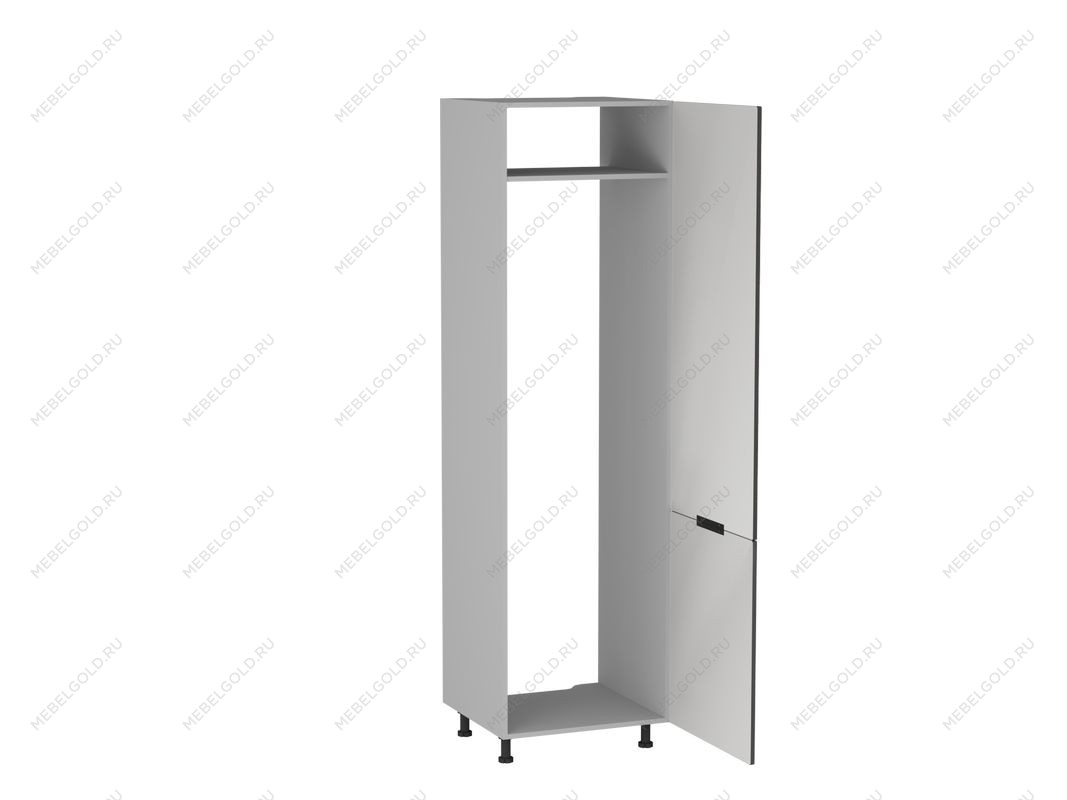 Шкаф-пенал ПХ-60, Ватель (600*566*2166) Экокожа Серый, 23332 | изображение 1