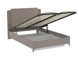 Кровать 1400 NEW с подъемным механизмом, Сиде (1492*2082*1200) Мокко