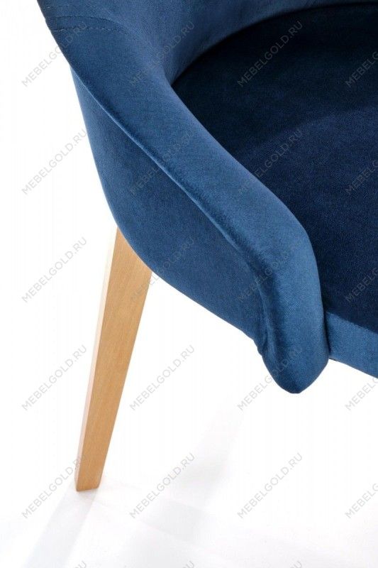 Стул кухонный Halmar TOLEDO 2 Monolith 77 (темно-синий/дуб медовый) | изображение 5