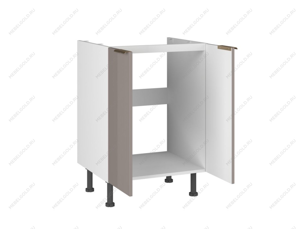 Стол СМ-60 Волна 2-дверный, Фьюжн (600*520*870) Мокко, 27132 | изображение 1