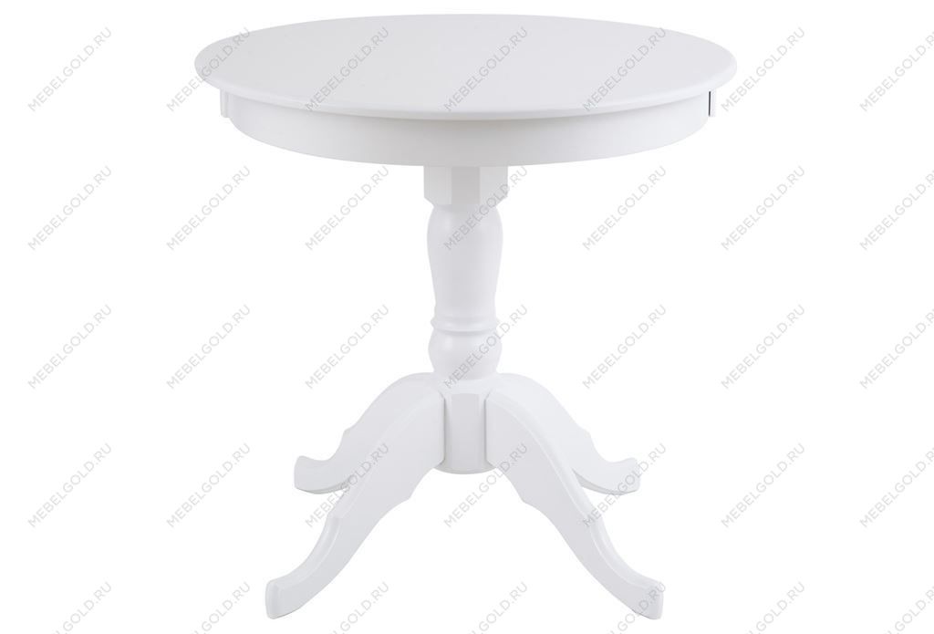 Стол обеденный не раздвижной Круглый-80 (белая эмаль) | изображение 2