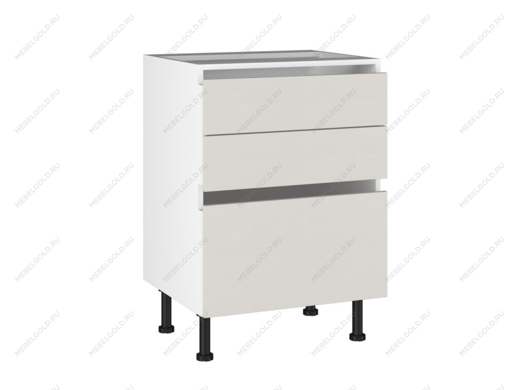 Стол с ящиками СЯ-60 Start Soft Boyard, Виста (600*523*870) Экокожа Белый, 26220