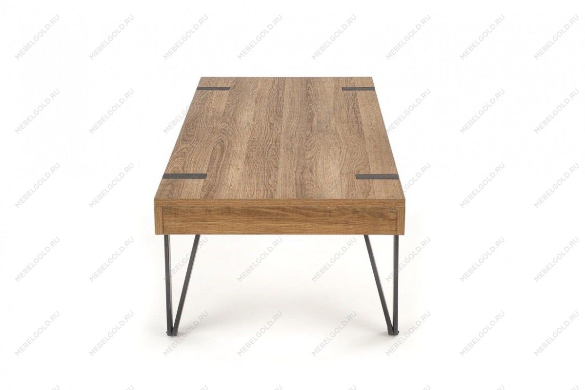 Стол журнальный Halmar TULUZA (орех медовый/черный) | изображение 3