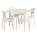 Стул DIAMANTE жесткое сидение, бук, 42 х 42 х 85 см, ivory white | изображение 8