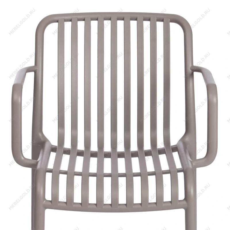 Кресло LANCASTER (mod. 38-1)/1 шт. в упаковке, пластик, 55.5 х 58 х 80 см, Grey (Cерый) 34630 | изображение 5