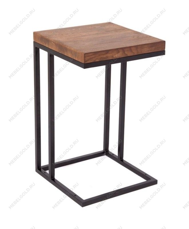 Стол кофейный Энди Loft (Дуб/каркас чёрный) | изображение 2