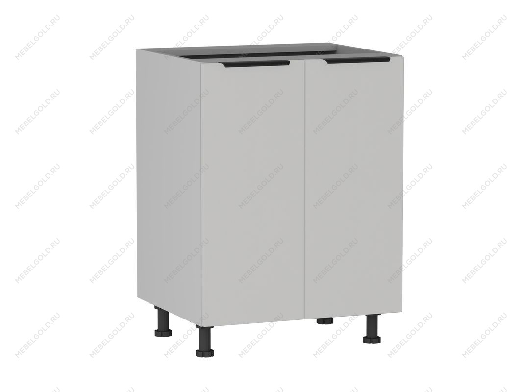 Стол 2-х дверный С-60, Ватель (600*523*820) Экокожа Белый, 23906