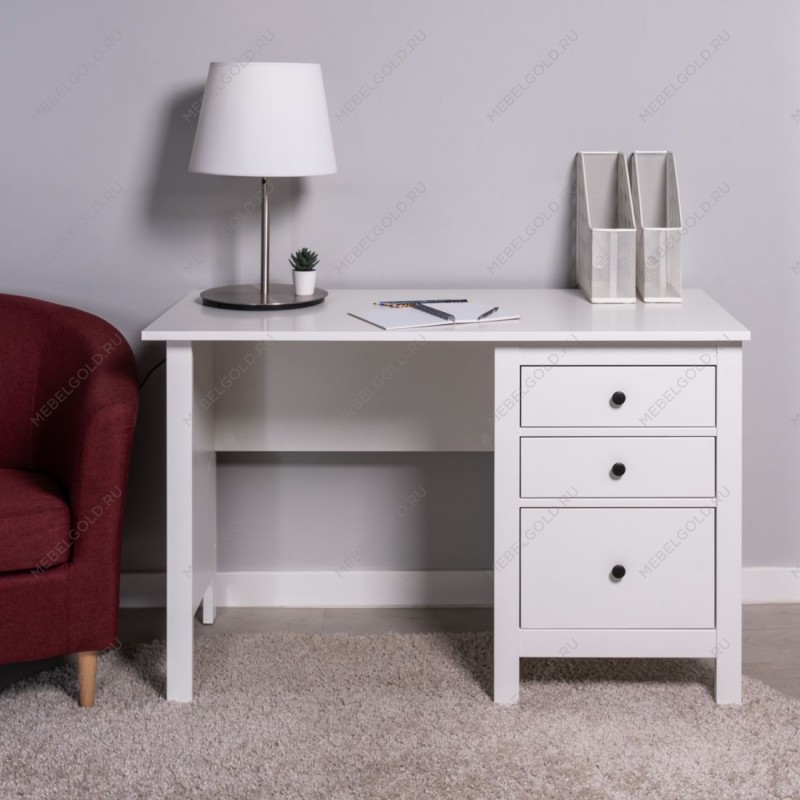 САГА стол письменный 120х56 белый | изображение 3