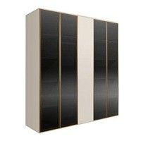 Шкаф 5-ти дв. Bogemia Air (Слоновая кость/Золото) БМШ2/5(4)