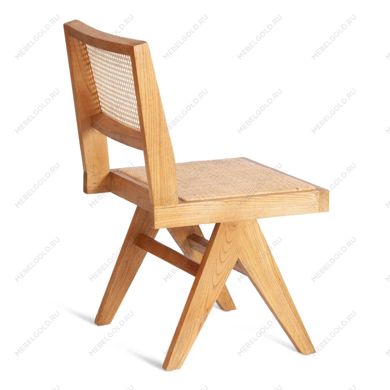 Стул LOKI, дерево вяз/ротанг, 51х44х86 см, Груша (№3) | изображение 2