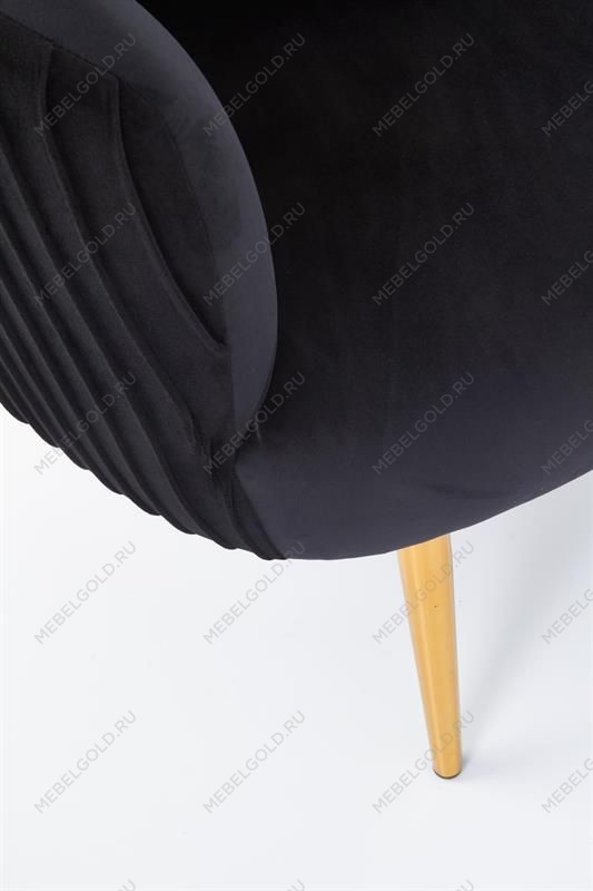 Кресло Halmar CROWN (черный/золотой) | изображение 7