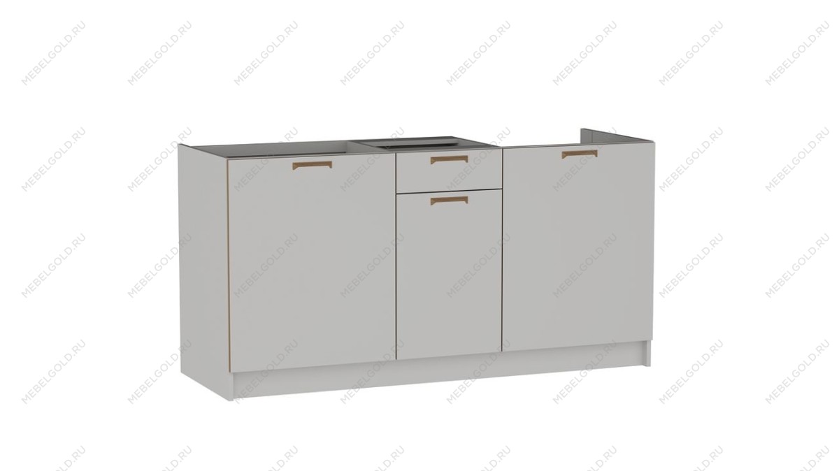 Стол С-160, Смарт (1600*566*820) Серый, 22602