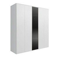 Шкаф 5-ти дв. Bogemia Air (Белый/Серебро) БМШ2/5(1)