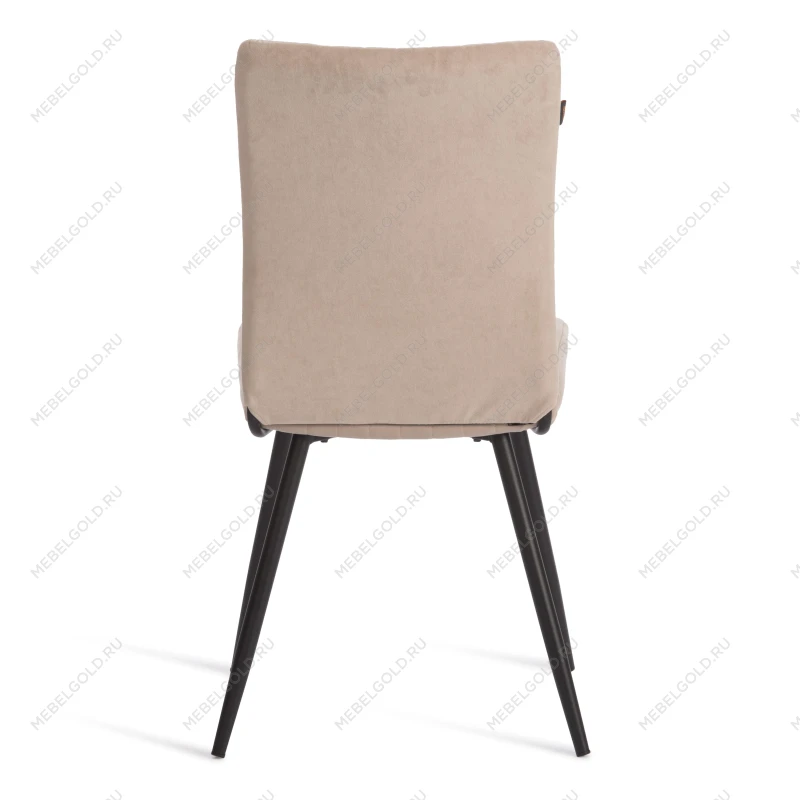 Стул обеденный Monte Carlo, флок, бежевый/черный, 7, 50х55х93 | изображение 3