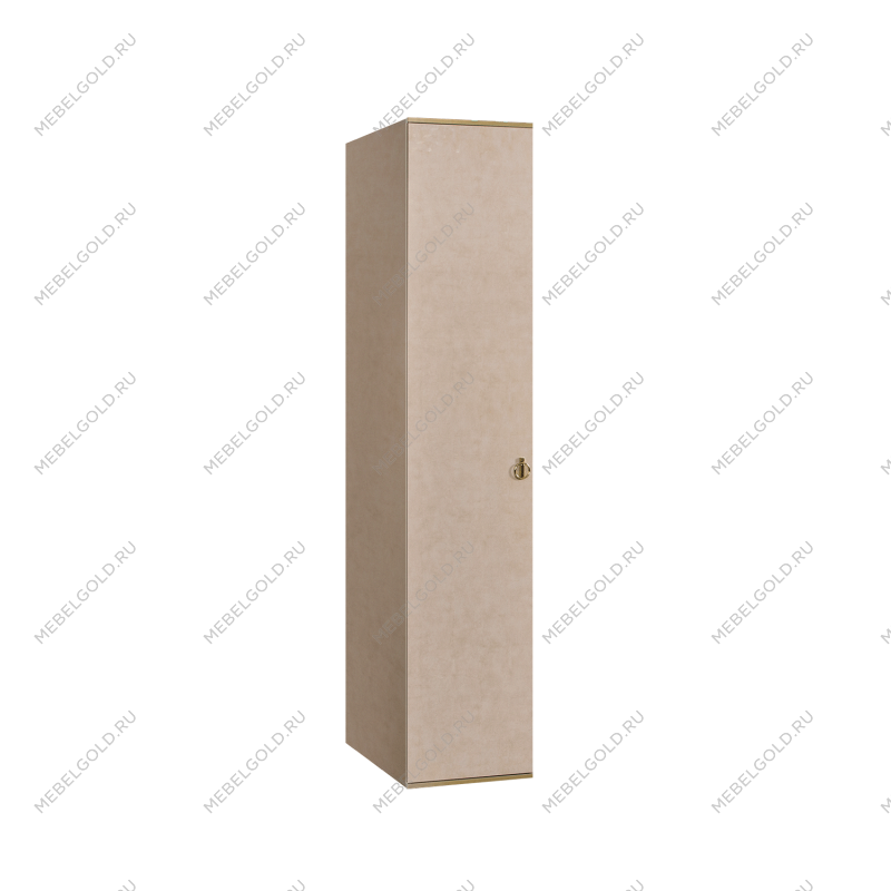 Шкаф 1-но дверный Римини (Латте/Золото) РМШ2/1