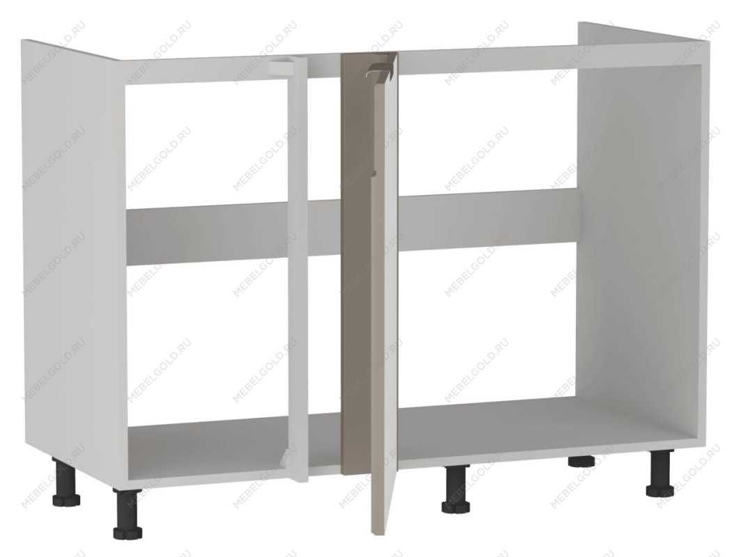 Стол под мойку угловой СМУ-120, Берта (1100*554*820) Мокко, 25120 | изображение 3