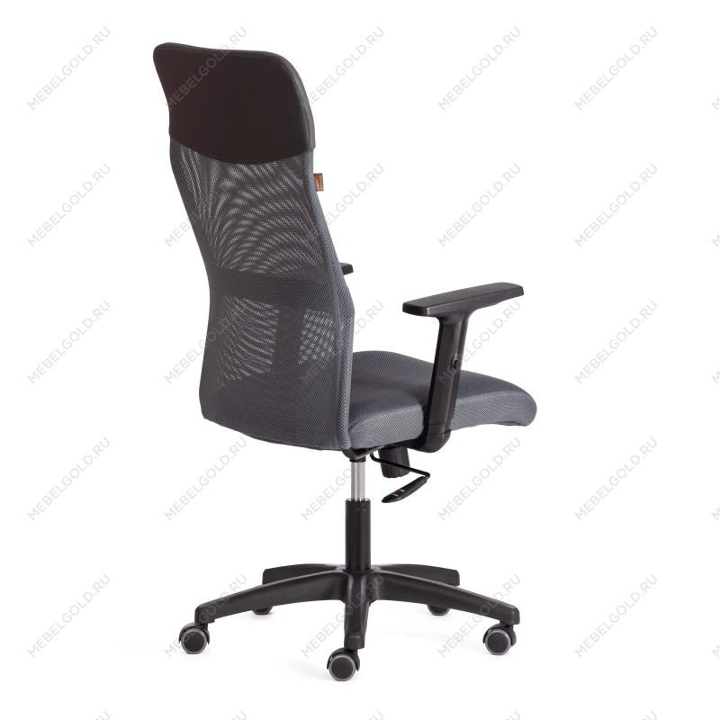 Кресло PRACTIC PLT, ткань/кож/зам, серый/металлик, TW-12/W-12/36 | изображение 2