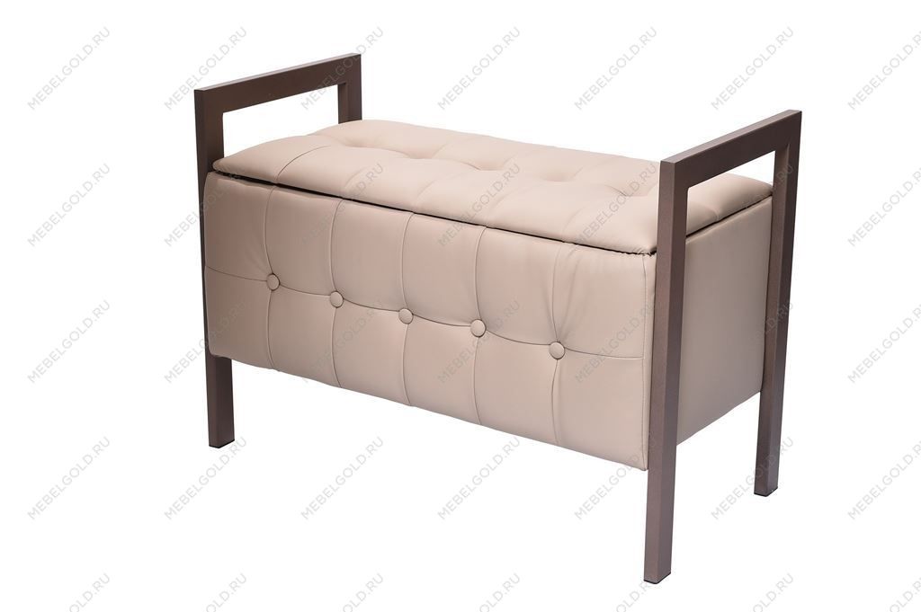 Пуф Луго (Леон) бежевый | изображение 1