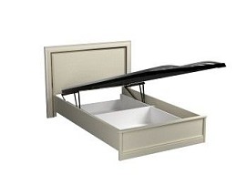 Кровать 1200 с подъемным механизмом, Сиена (1490*2110*1100) Береза бежевая