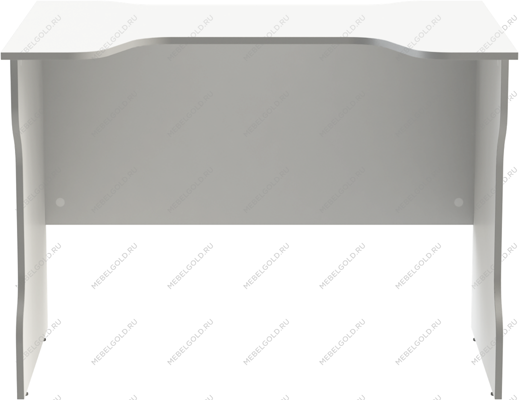 ВАРДИГ стол компьютерный ИКЕА / IKEA K2 100x82, белый/серебристый | изображение 1